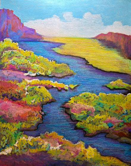 Chama in Neon Bloom (signed, limited edition giclee print)