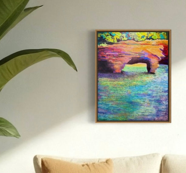 Where the Light Breaks (signed, limited edition giclee print)