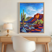 Saguaro Morning (signed, limited edition giclee print)