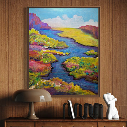 Chama in Neon Bloom (signed, limited edition giclee print)