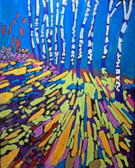 Aspen in Summer (signed, limited edition giclee print)