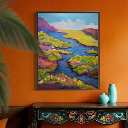 Chama in Neon Bloom (signed, limited edition giclee print)