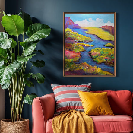 Chama in Neon Bloom (signed, limited edition giclee print)