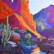Where the Canyon Glows (signed, limited edition giclee print)