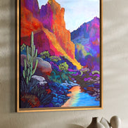 Where the Canyon Glows (signed, limited edition giclee print)